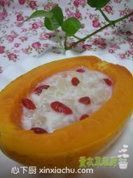 椰奶木瓜香蓮的家常做法第16步圖片步驟 m.xalove.com.cn