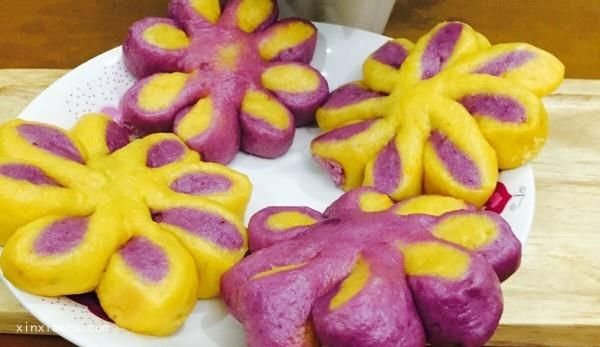 菊花面包的做法